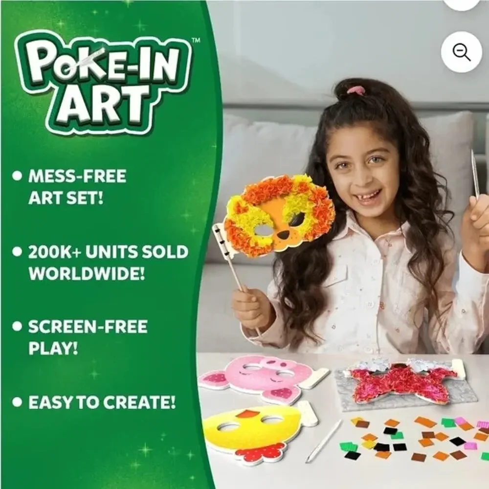 Skillmatics Foil Fun Unicorns and Princesses & Poke In Art Animal Kids Age 4+
